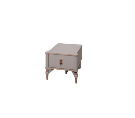 Kindermöbel Mädchen Kinderzimmer Bett Kinderbett Beige Holz Set 4tlg