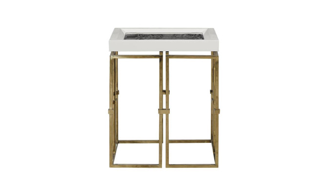 Beistelltisch Couchtisch Kaffeetisch Sofatisch Tisch Wohnzimmer Gold