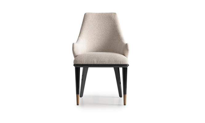 Luxus Essgruppe Esszimmer Esstisch Essecke Stühle Beige Holz Set 7tlg