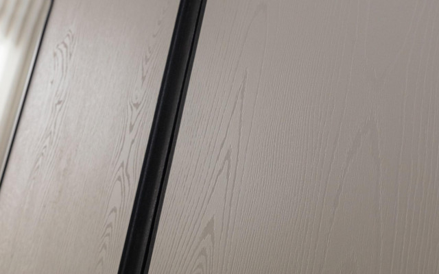 Kleiderschrank Garderobenschrank Schrank Moderne Holzschrank Grau