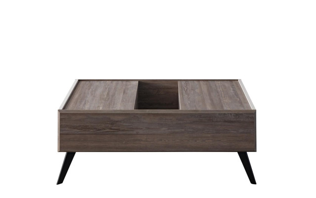 Couchtisch Sofatisch Holz Beistelltisch Kaffeetisch Grau Wohnzimmer