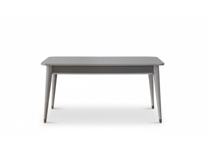Grauer Esstisch Designer Esszimmer Möbel Ausziehbarer Holz Tisch Neu