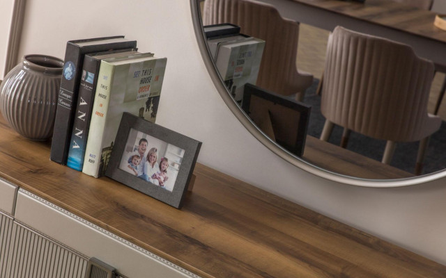 Modernes Sideboard Luxuriöse Wohnzimmer Möbel Designer Holz TV-Ständer