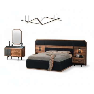 Einzigartige Schlafzimmer Möbel Bettgestell Luxus Nachttische Konsole