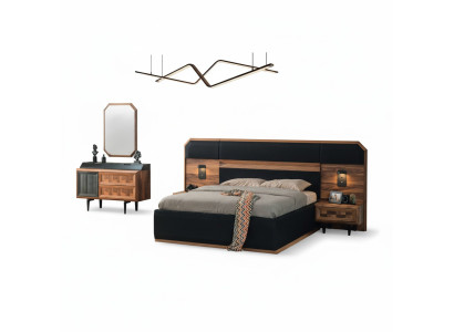 Einzigartige Schlafzimmer Möbel Bettgestell Luxus Nachttische Konsole