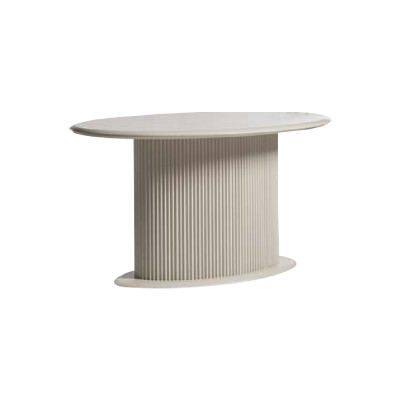 Esszimmer Essgruppe Komplette Esstisch Stühle 3tlg Beige Design Oval