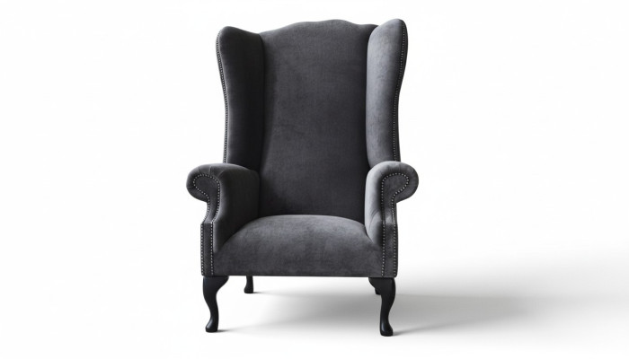 Ohrensessel Sessel Design Polster Sofa Couch Chesterfield Textil Möbel