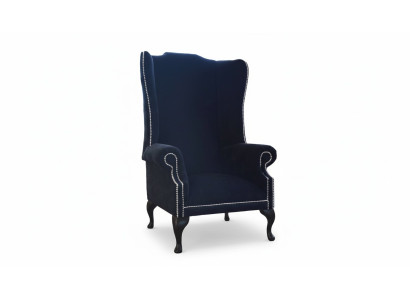Chesterfield Ohrensessel Design Luxus Stoffsofas Textil 1 Sitzer Polster