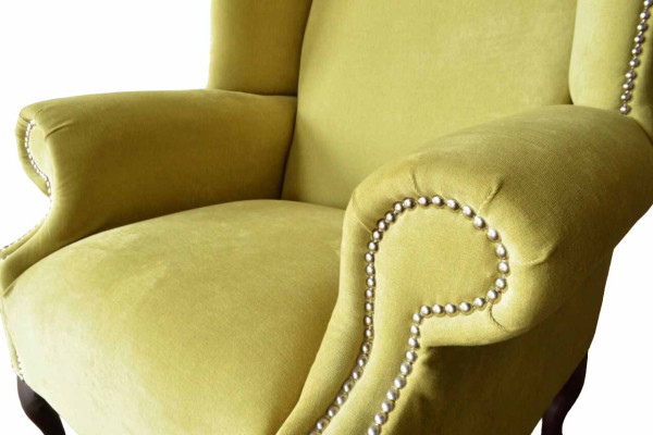 Sessel Textil Stoff Ohrensessel Möbel Neu Wohnzimmer Modern Luxus Design