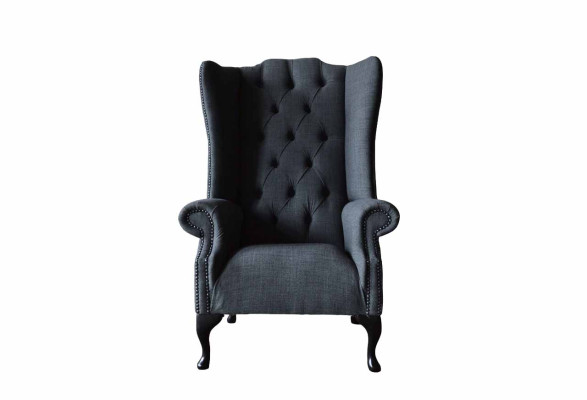 Sessel Einsitzer Chesterfield Couch Möbel Luxus Möbel Ohrensessel Neu
