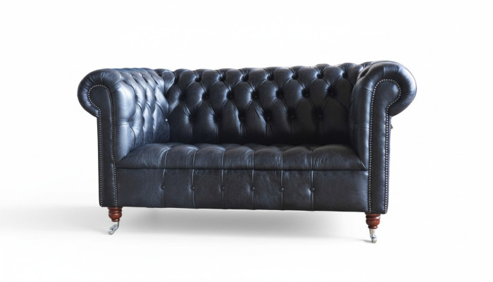Klassisch Design Chesterfield Luxus Polster Sofa Couch Sitz Garnitur Leder Neu