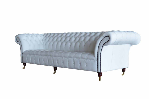 Chesterfield 4 Sitzer Wohnzimmer Englisches Design Couchen Sofa Möbel Neu