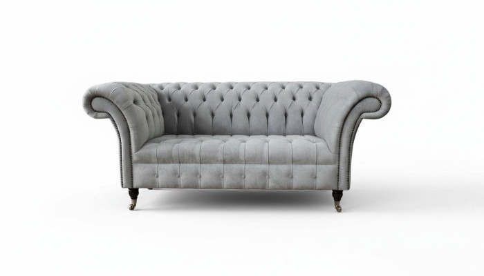 Design Couch Sofas Stoff Modern Sofagarnitur 2 Sitzer Polster