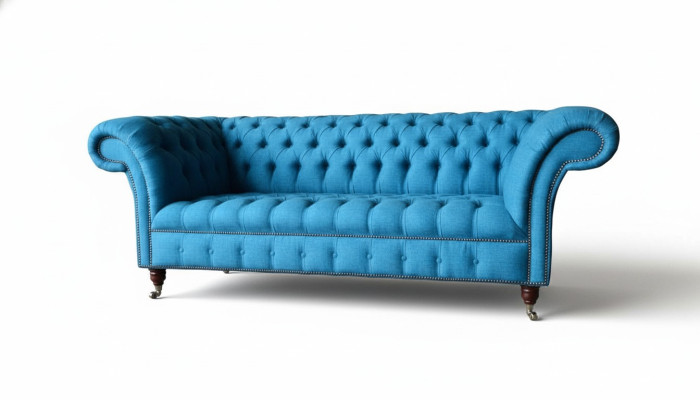 Chesterfield Sofa Couch Polster Designer 3 Sitzer Sofas Neu Dreisitzer