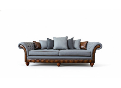 Sofa Couch Stoff Polster Sofas Couchen Wohnzimmer Design 4 Sitzer Neu