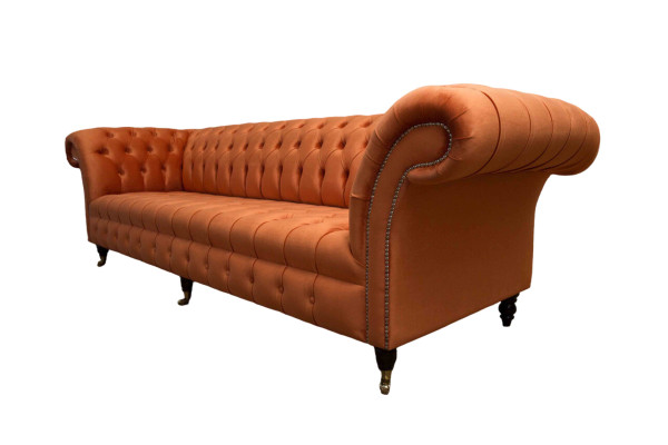 Britische Chesterfield Polster Luxus Sofa Design Couch Klassische Sofa 4 Sitzer
