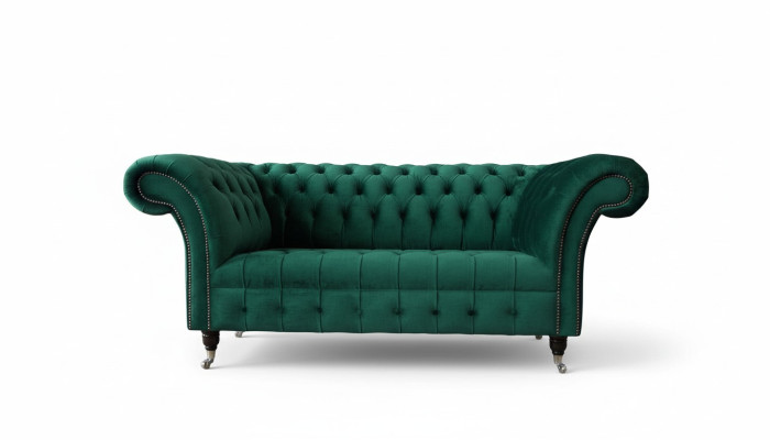 Chesterfield Zweisitzer Sofa 2 Sitzer Design Sofas Polster Moderne Sitz Stoff
