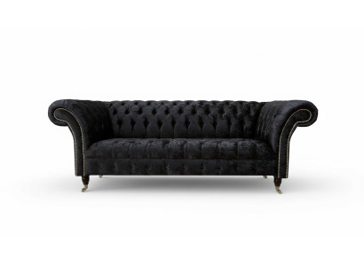 Sofa Luxus Textil Chesterfield Couch Sofas Polster Zweisitzer Couchen