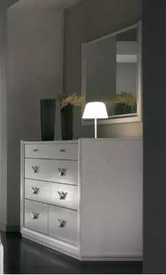Luxus Schlafzimmer Möbel Bett 2x Nachttische Set Kommode Möbel 6tlg.Neu