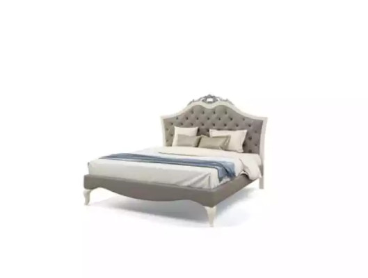 Schlafzimmer Möbel 3tlg. Set Massivholz Nachttische 2x Bett Echtes Holz