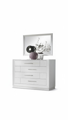 Moderne Kommode 2tlg. Set Stil Modern Kommode Spiegel Italienische Möbel