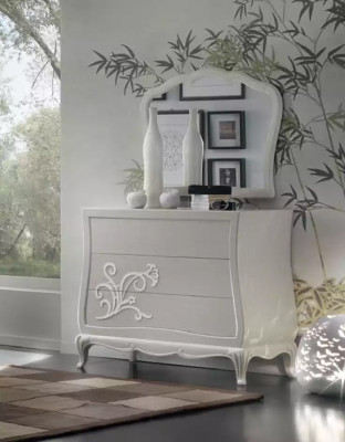 Luxus Schlafzimmer Set 5tlg. Bett 2x Nachttische Kommode Designer Möbel