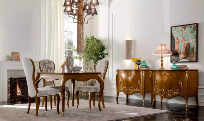 Sideboard Holzschrank Kommode Schränke Möbel Italienische Einrichtung