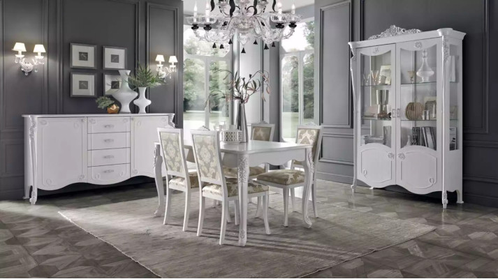 Komplett Set Esstisch 4x Stühle Esszimmer Set Ess Gruppe Holz Tisch 5tlg Neu