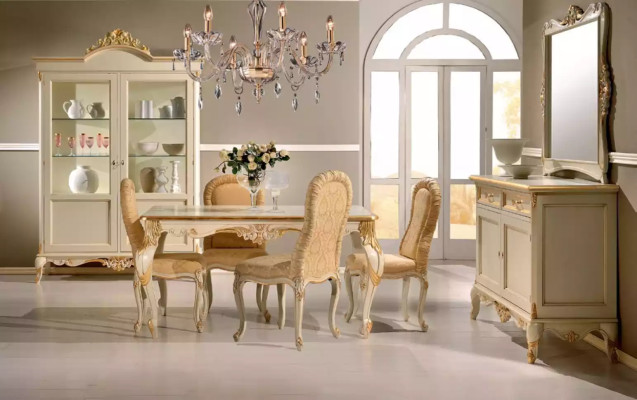 Design Holz Schrank Vitrine Schränke Italienische Stil Möbel Anrichte