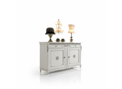 Sideboard Kommode Luxus Schränke Wohnzimmer Holz Weiß Klassische Möbel