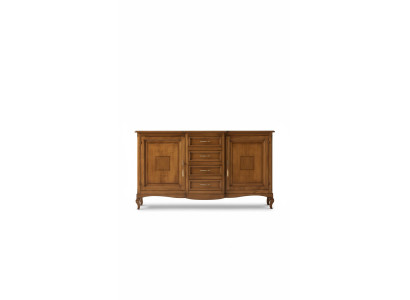 Sideboard mit Schubladen Holz Kommode Wohnzimmer Schrank Massiv Neu