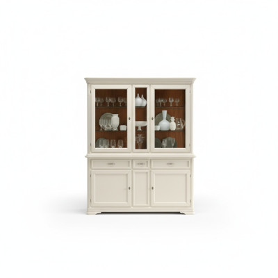Vitrine Esszimmer Anrichte Holz Möbel Wohnzimmer Anrichte Glas Schrank