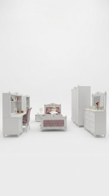 Designer Komplett Kinderzimmer Set Sclafzimmer set Kinder Jugend Möbel