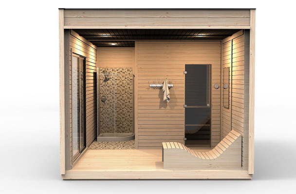 Sauna Trockensauna Holzsauna Saunafass Landhaus Garten Saunas Häuschen