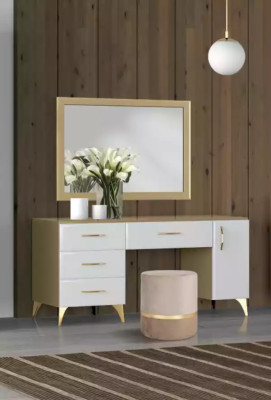 Schlafzimmer Set Bett 2x Nachttisch Kommode 7tlg Design Luxus