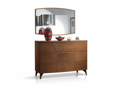 Schlafzimmer Set Kommode Spiegel Luxus Komplettes Modern Kommoden 2tlg