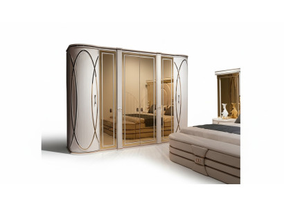 Kleiderschrank weiß Schlafzimmer Material Holz Schrank Holz Schrank