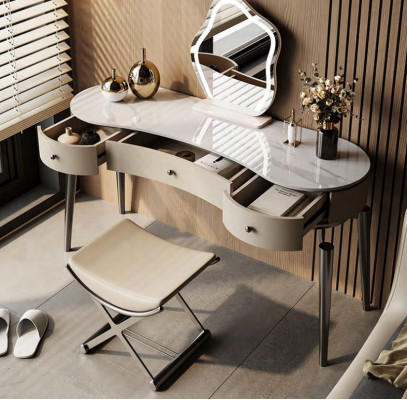 Schlafzimmer Möbel Designer Schminktisch Holzgestell Kosmetiktisch Neu