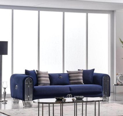 Luxus Sofagarnitur Couch Möbel 3+1 Sitzer Couchen Sofa Polster Möbel 2tlg