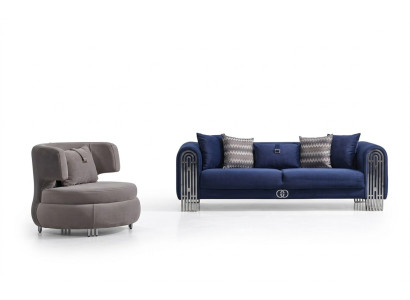 Luxus Sofagarnitur Couch Möbel 3+1 Sitzer Couchen Sofa Polster Möbel 2tlg