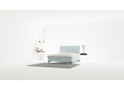 Schlafzimmer Bett Luxus Möbel Polster Stoff Modern Design Boxspringbett