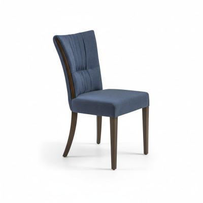 Modern Stuhl Blau Möbel Designer Einrichtung Luxus Esszimmer Polstersitz