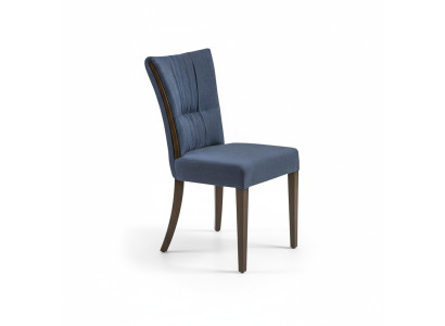 Modern Stuhl Blau Möbel Designer Einrichtung Luxus Esszimmer Polstersitz