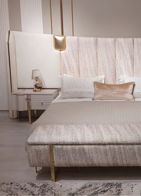 Bett 2x Nachttische Schlafzimmer Komplett Luxus Einrichtung Neu Möbel