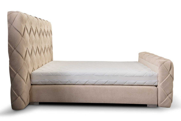 Luxus Schlafzimmer Möbel Betten Modern Bettrahmen 160x200 cm Design Kopfteil
