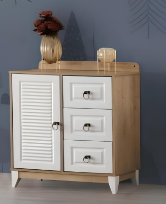Komplett Kinderzimmer Set Bett Kleiderschrank Kommode Helles 3tlg Neu