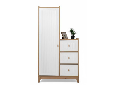 Luxuriös Kleiderschrank Weiße Holz Schrank Design Kinderzimmer Neuheit