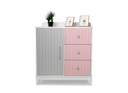 Kommode in Kinderzimmer Modern Elegante Kommode Holz Mehrfarbig Möbel