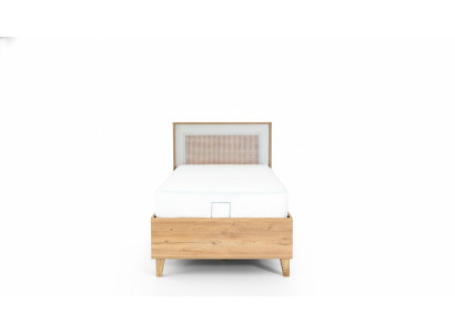 Hellbraunes Kinderbett Designer Klappbares Einzelbett Schlafzimmer Möbel