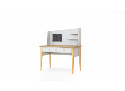 Stilvolles Kinderzimmer Set Designer Schreibtisch Weißes Regal 2tlg.